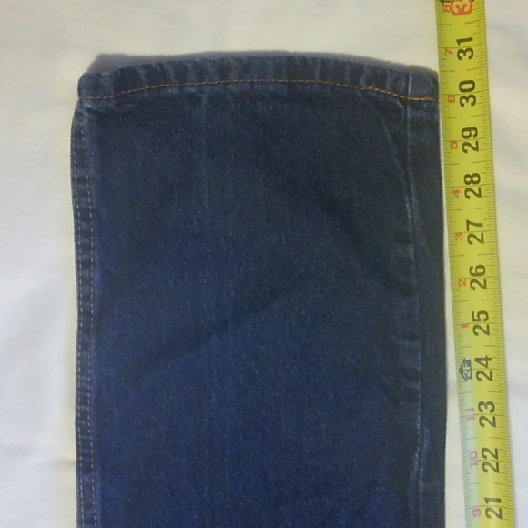 Dickies Cotton Denim Blue Jeans Straight Leg Dark Wash 33X32 - Picture 4 of 8